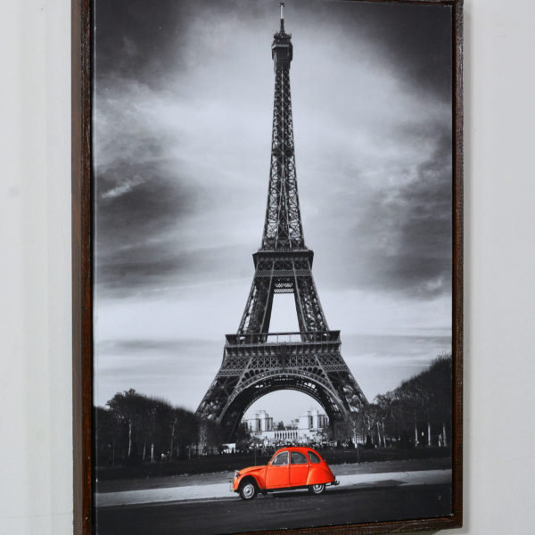 Effel Tower  in  wooden Frame-15x20 Inches