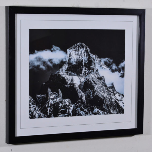 Mountains in Black Box Frame-16x14 inches