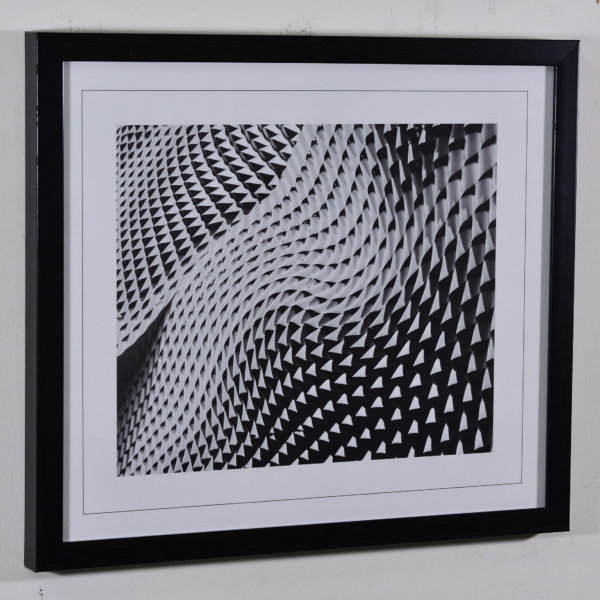 Pattern in Black Box Frame-16x14 inches