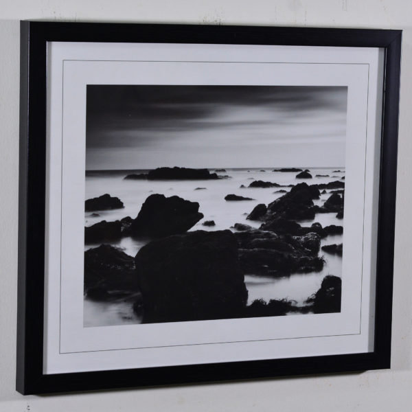 Rocks in the River in Black Box Frame-16x14 inches