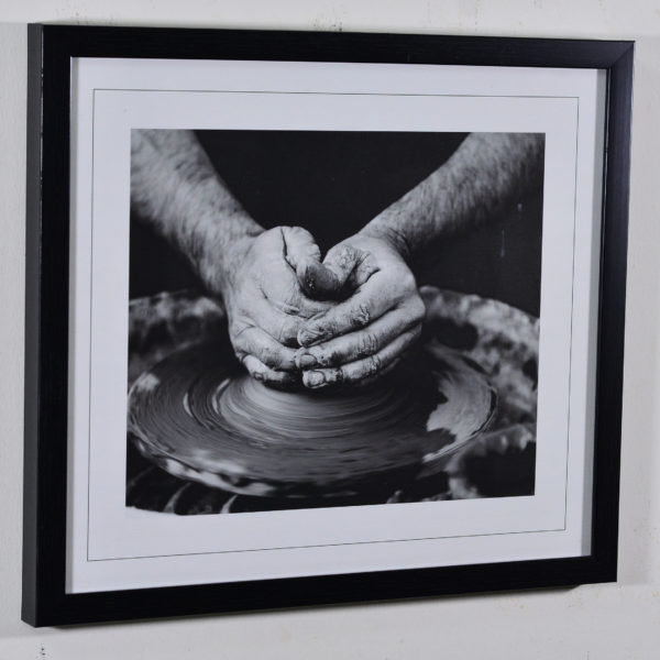 Pottery  in Black Box Frame-16x14 inches