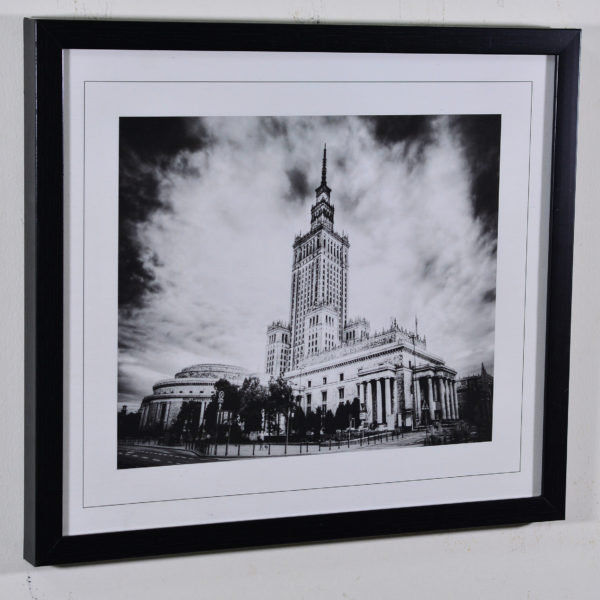 Ancient Building in Black Box Frame-16x14 inches