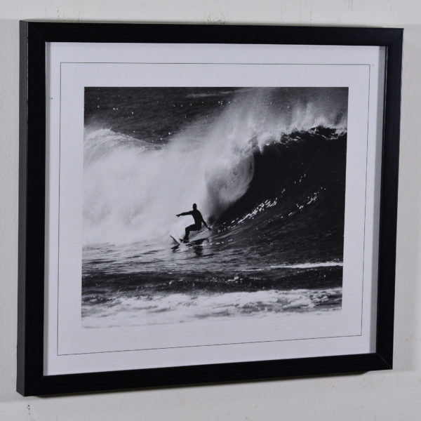 Surfing in Sea in Black Box Frame-16x14 inches