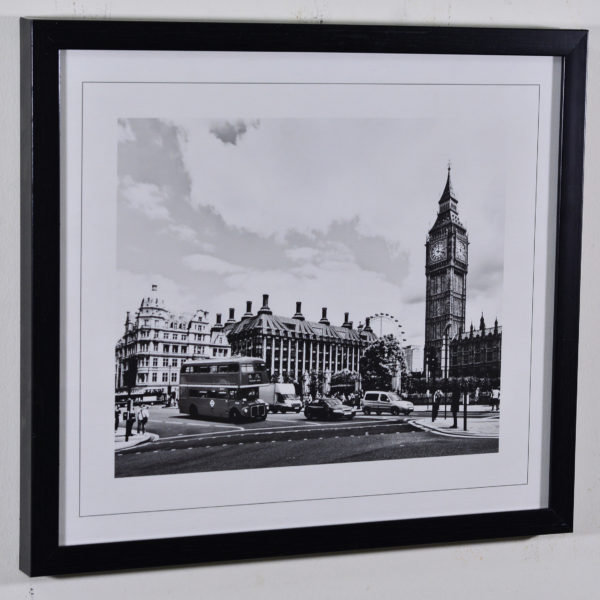 City in Black Box Frame-16x14 inches