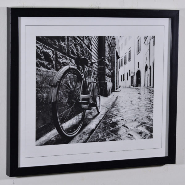 Lane in Europe in Black Box Frame-16x14 inches