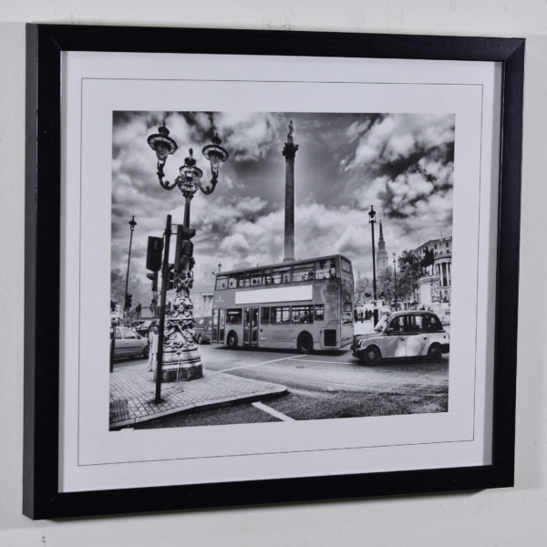 City in Black Box Frame-16x14 inches