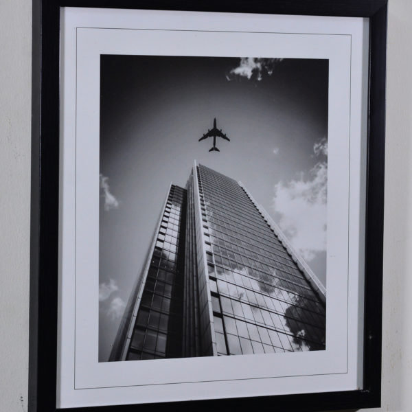 Sky Scraper in Black Box Frame-16x14 inches