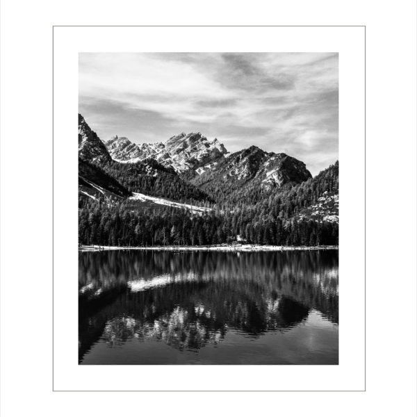 Mountains in Black Box Frame-16x14 inches