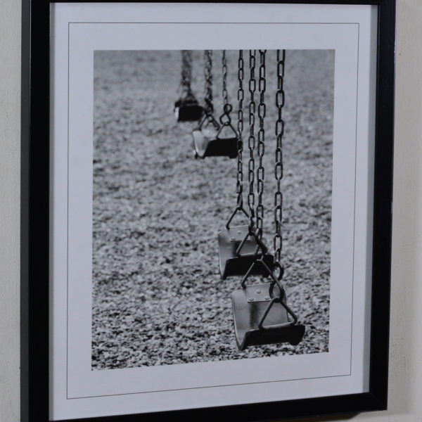 Swing & Slide in Black Box Frame-16x14 inches