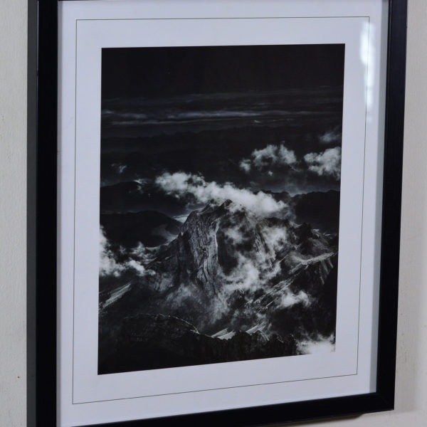 Mountains in Black Box Frame-16x14 inches