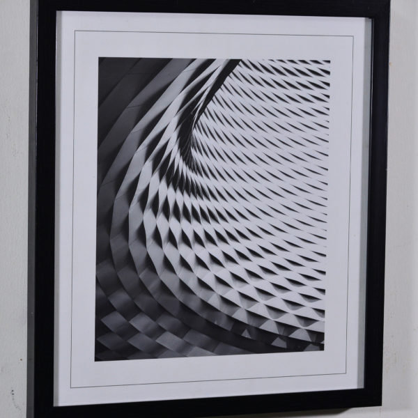 Pattern in Black Box Frame-16x14 inches