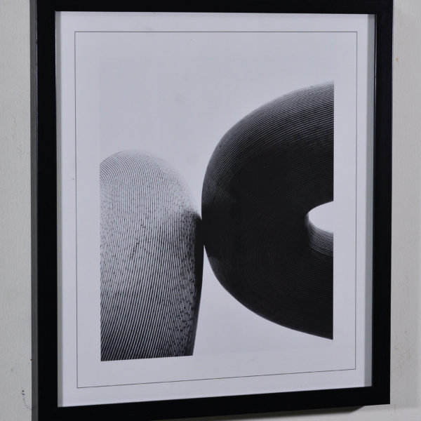 Pattern in Black Box Frame-16x14 inches
