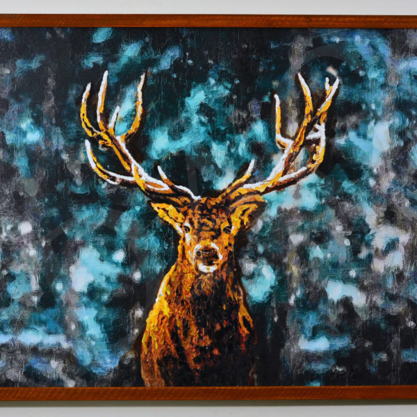 Snow Deer-24x30 inches
