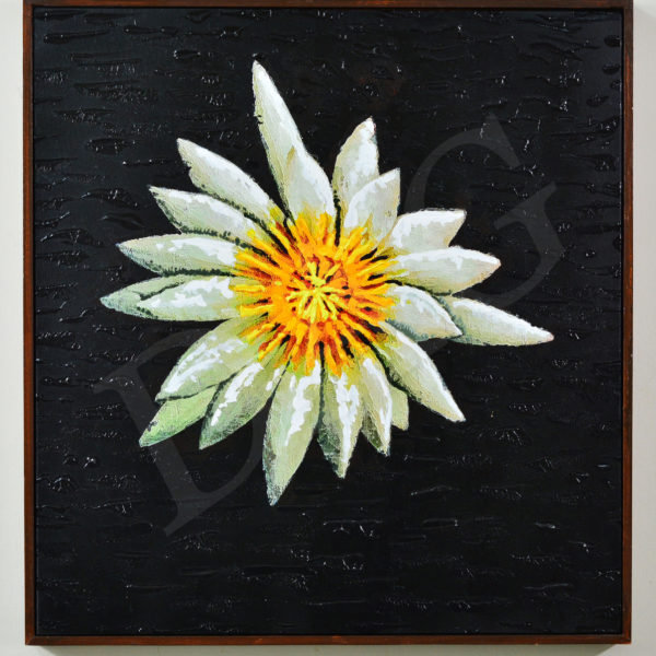 White Flower-22x22 inches