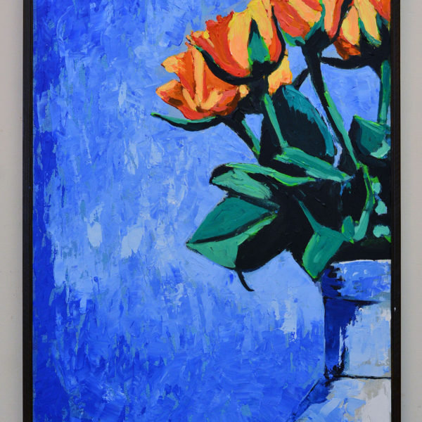 Roses in Flower Vase-20x30 inches